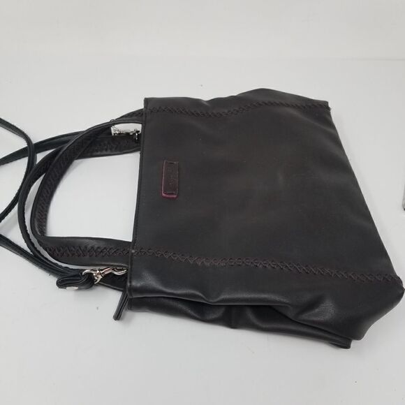 Dark Brown ESPRIT FAUX LEATHER CROSSBODY BAG - Picture 6 of 11